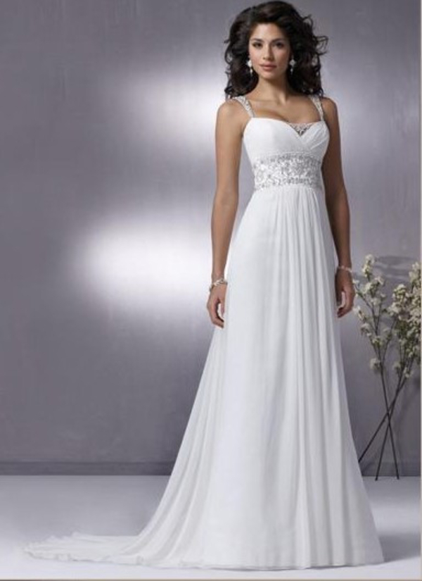  Элегантное свадебное платье 